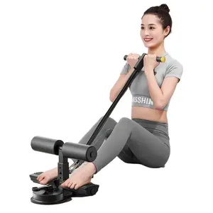 Double Suction Cup Ab Roller with Pull Rope Core Workout Equipment for Sit Ups and Crunches Home Gym Fitness Gear ab auxiliary device seamless tile gym fitness equipment woman home