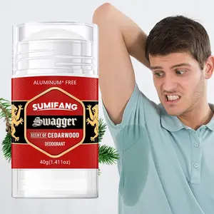 Cedar Wood Scented Deodorant Stick, Contains Rosemary & Mint Extracts, 24 Hour Odor Neutralization, Suitable for All Skin Types, 40g