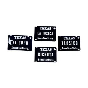 Texas Plates Shoe Charm