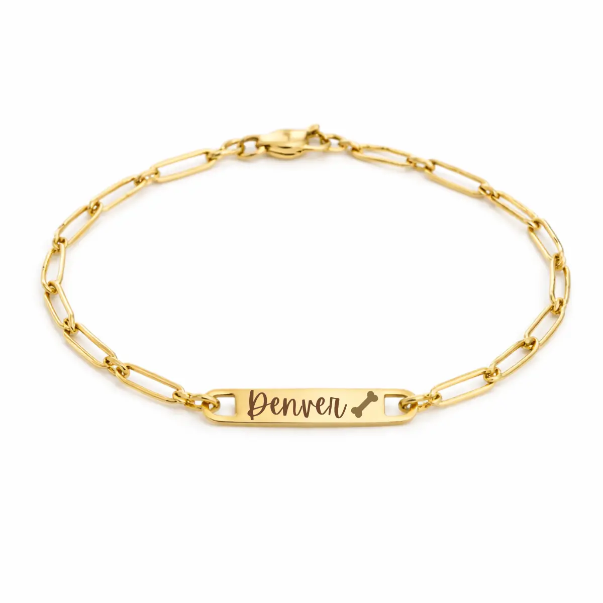 Pet Name Bracelet 18k Gold Pet Name Bracelet 18k Gold
