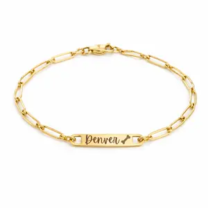 Pet Name Bracelet 18k Gold