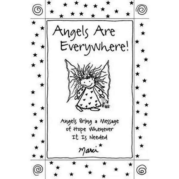 USED Book - Angels Are Everywhere!: Angels Bring a Message of Hope Whenever It Is Needed by Marci (Paperback) - english
