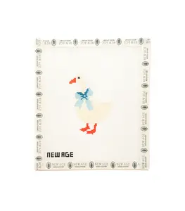 Blue Baby Goose Needlepoint Canvas