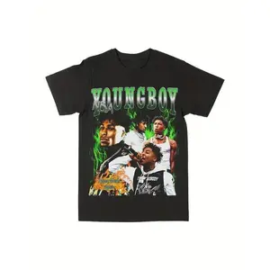 Youth & Adult 90s Style NBa Youngboy MASA Tour T-shirt, Unisex Rap Hip Hop Shirt, Rapper Tee, Music Merch for Fan, Unisex Y2k Streetwear Tee