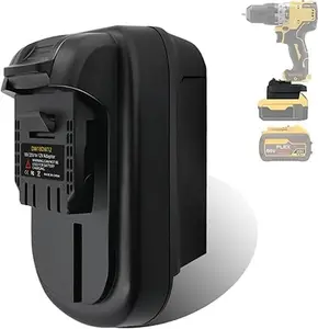 0V/18V to 12V Step-Down Battery Adapter for Dewalt, Converter for Dewalt 20V/18V/for Milwaukee 18V Li-ion Battery to Work for Dewalt 12V Cordless Power Tools(NO Battery)