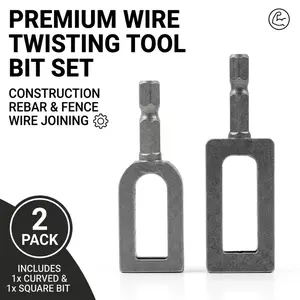 Multifunctional Wire Twister / Knotter -Sizes #9 & #11 - Wire Winding Tool &Twisting Sleeve - Large-Diameter Wire Application
