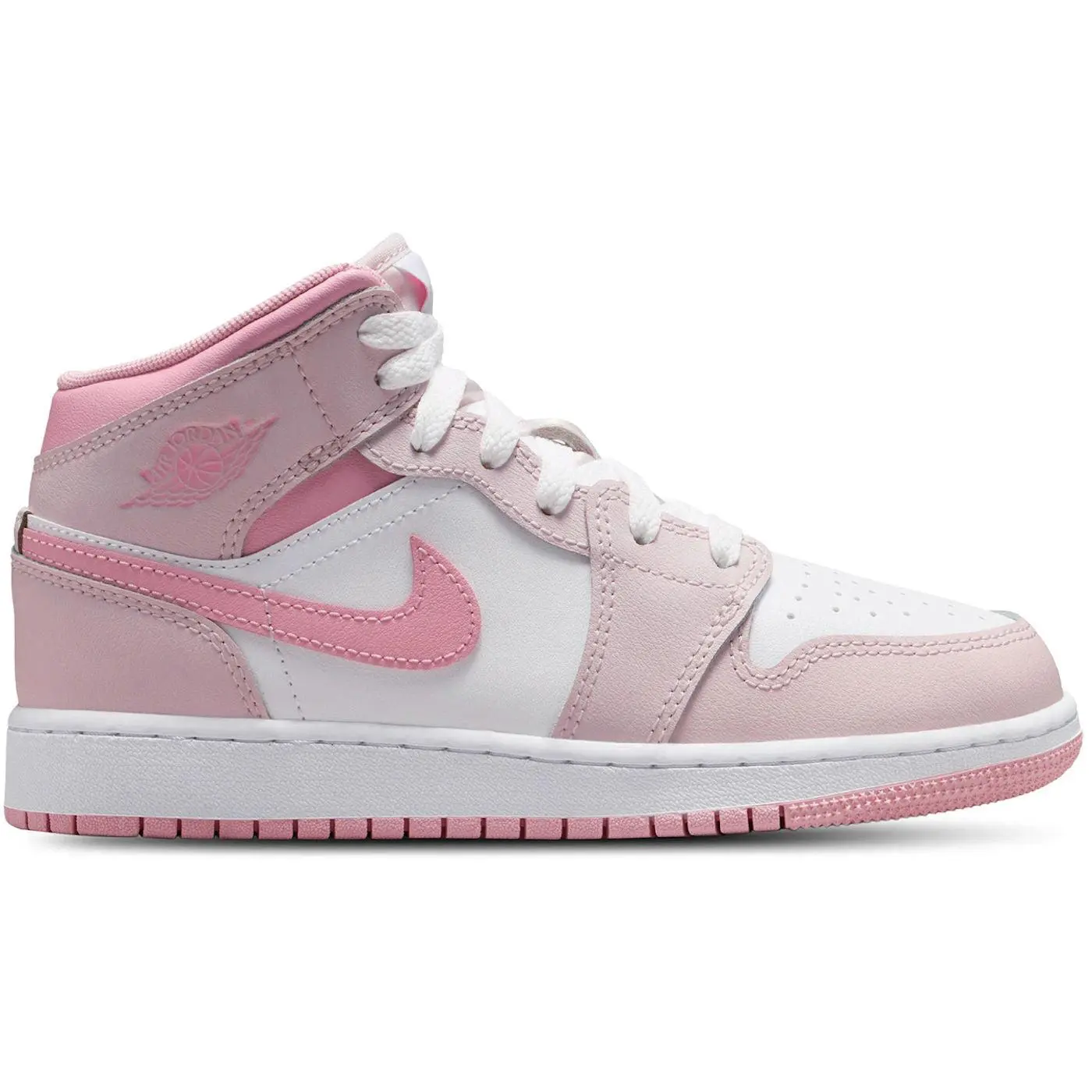 Jordan 1 Mid Pearl Pink White GS (DQ8423-600)