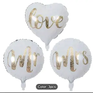 22 inch White Balloon 5pcs