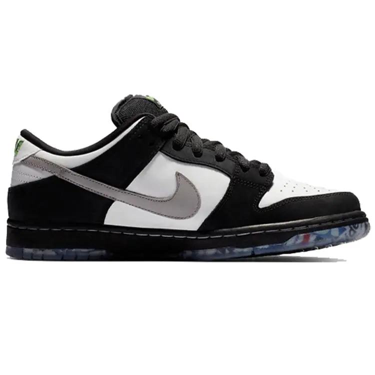 Nike SB Dunk Low Panda Pigeon Engraved Comfort Skate Shoes Unisex Black White BV1310-013