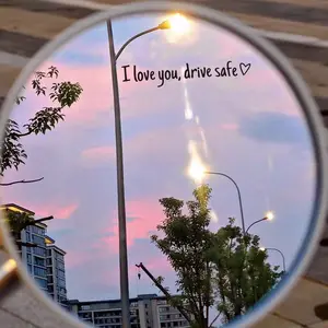 I Love You Car Mirror Decal, Drive Safe Car Sticker, New Driver Gift, Gift for Spouse