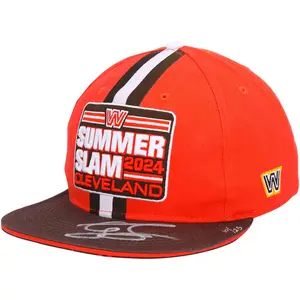 Cody Rhodes WWE Autographed 2024 SummerSlam Tri-Stripe Cap - Limited Edition of 25 - Fanatics Authentic Certified