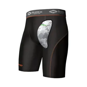 Shock Doctor Compression Short Cup Youth with AirCore - Black L