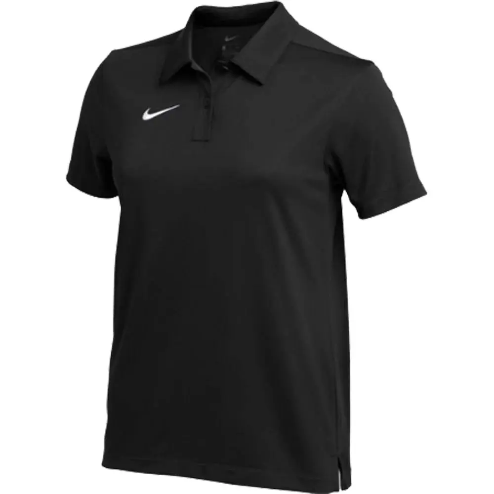 NIKE Women's Dry Franchise Polo Shirts - Classic 2-Button Sports Top, Sweat-Wicking 100% Polyester Knit Fabric for Coaches, Polo Shirt, Athletic Tops, Casual Sporty Top