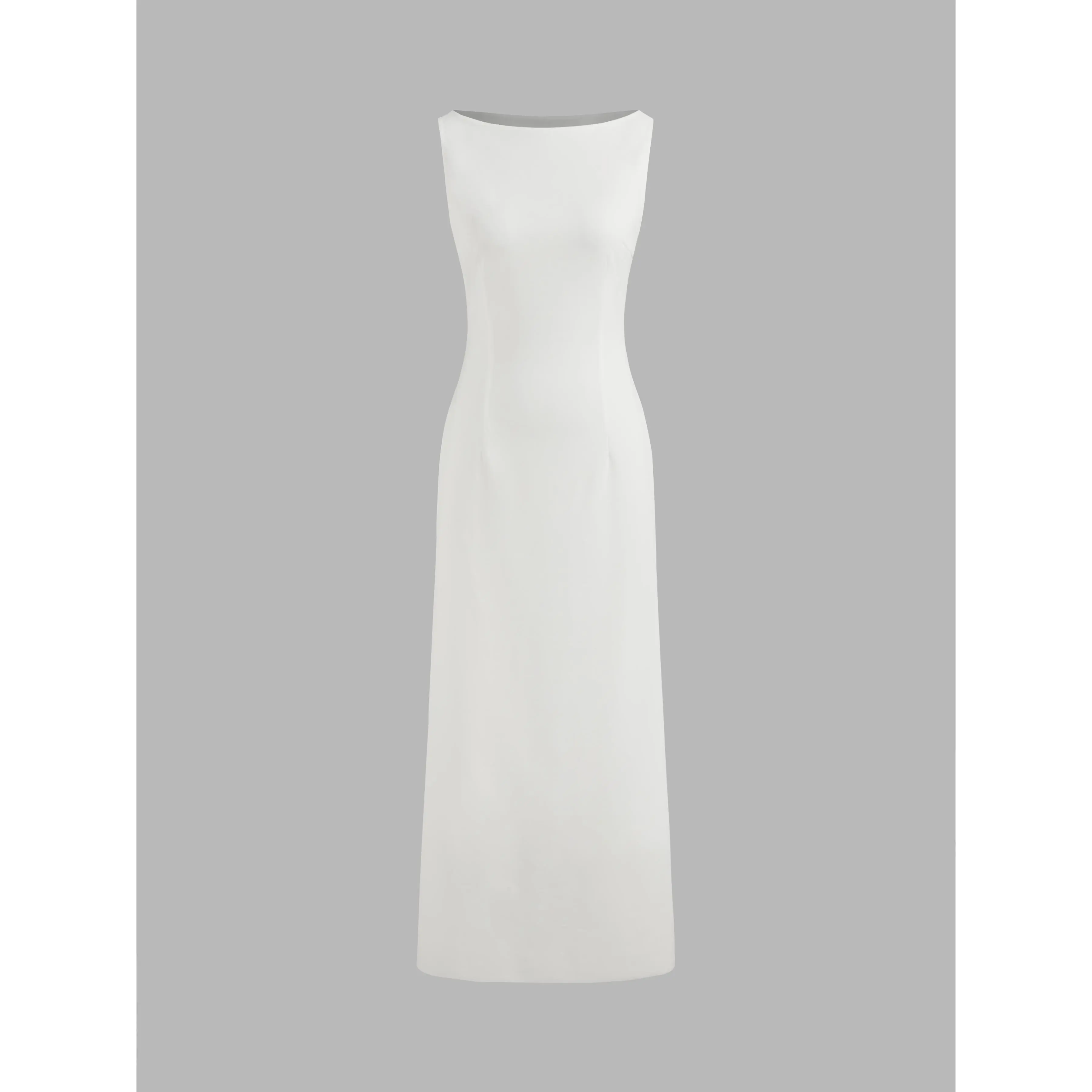 Cider [size 0-10] Boat Neck Solid Maxi Dress - TikTok Shop