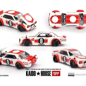 Kaido House x Mini GT 1:64 Nissan Skyline 2000GT-R (KPGC10) Kaido Works V2 – White