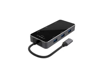 7-in-1 USB-C Docking Station, Type-C Hub Adapter with USB 3.0 and 4K HDMI Output, Compatible with MacBook Laptops and All Type-C PCs