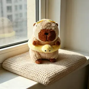 Capybara Plush Toy, Summer Beach Floatie Design, Home Decor Ornament, Perfect for Festive Decoration, Soft and Cozy Stuffed Animal