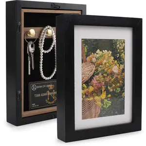 Diversion Safe 6.5"x8.5" Picture Frame Safe with Secret Compartment for Valuables, Hidden Picture Frame with, Wall-Mounted Secret Box for Bedrooms, Living Rooms, and Offices