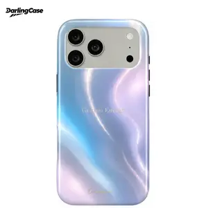 DarlingCase Gemini Aura Glossy IPhone Case – Dual Energy Protective Hard Case for IPhone 11 Through IPhone 17 Series Shockproof Anti-Scratch Hard Protective Case
