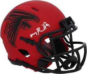 Michael Penix Jr. Atlanta Falcons Autographed Riddell Rave Speed Mini Helmet - Fanatics Authentic Certified