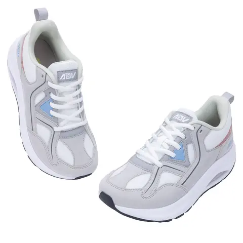 Women's Wide Toe Lace-Up Casual Running Shoes - Arch Support, Lightweight Air Cushion, Fashionable Athletic Shoes (Sizes 6-11) for Outdoor Yoga, Fitness, Walking, Outdoor Use, Fashionable Running Shoes