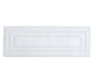 Eddie Bauer Logan White Bath Runner