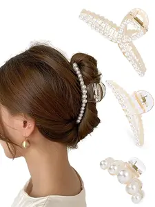 [Fashion Hair Clips] 1pcs Large Hair Claw Clips for Women, Hair Barrette Clamps | Fashion Hair Accessories for Thick Thin Hair, Party Wedding Styling Tools