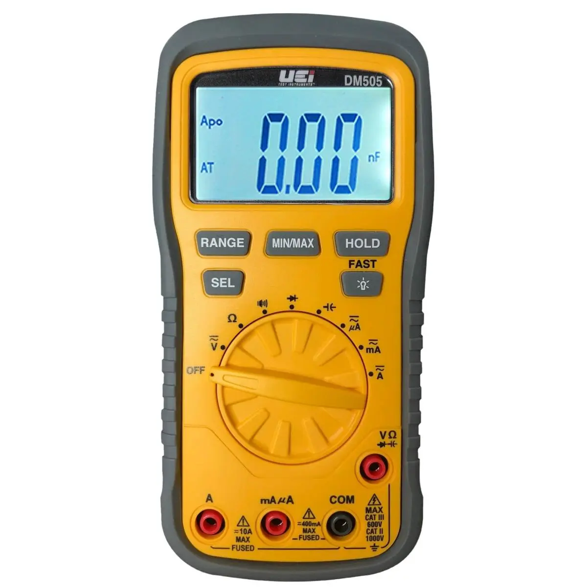 212 MAIN UEI Test Instruments DM505 Digital Multimeter - Voltage Tester, 1000V AC/DC Measurement Tool for Automotive, Motorcycle Repair Diagnostics
