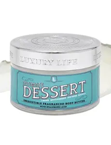 Intimate Dessert Fragranced Body Butter with Hyaluronic Acid for Hydrating and Body Care