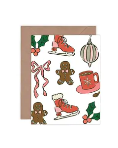 Winter Collage Greeting Card - Perfect for the Holidays