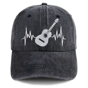 Guitar Accessories for Men Women, Cool Music Decor for Musicians, Guitar Birthday Gifts for Music Lovers, Guitar Player Hat, Music Themed Baseball Cap