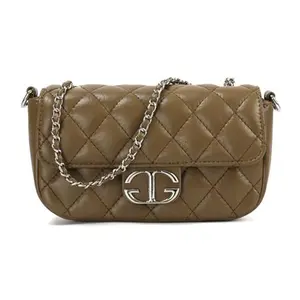 Bonyatu Quilted Crossbody Bags for Women Small Purse Trendy Vegan Leather Shoulder Handbags with Adjustable Shoulder Strap