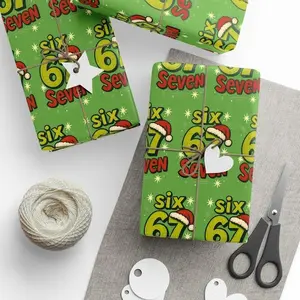 [Blackk Friday Sale]67 Christmas Wrapping Paper Rolls | Funny Holiday Gift Wrap | 6-7 Gift Sheets | Satin & Matte Christmas Wrap | Festive Gift Paper luxury xmas