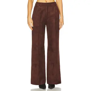 Amanda Uprichard x REVOLVE Slater Suede Pants in Cocoa