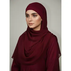 Sooti Ladies Scarf with Stitched Hijab cap