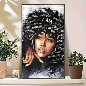 Queen Diamond Arts Colorful Painting Kit, DIY Diamond Arts Colorful Painting by Numbers Kit, Handicraft Wall Art Decor for Home Living Room Bedroom, Diamond Painting Kits