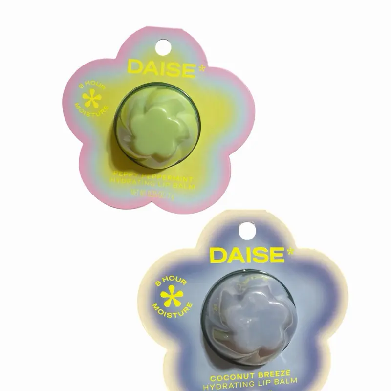 2-pc Super Duper Daise Hydrating Lip Balm - 8 Hour Moisture, Coconut Breeze Flavor, Moisturizing Lip Balm for Lips set  Moisturizer net wt 0.25 7 grams each