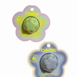 2-pc Super Duper Daise Hydrating Lip Balm - 8 Hour Moisture, Coconut Breeze Flavor, Moisturizing Lip Balm for Lips set  Moisturizer net wt 0.25 7 grams each