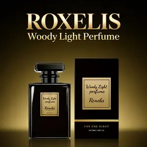 Roxelis Woody Light Perfume, Unisex Long-Lasting Fragrance, Earthy Woody Scent, Cedar & Jasmine Extract, Sweat-Resistant, Multi-Scent Layering, All Occasions