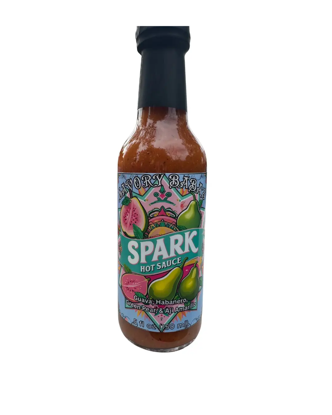 Savory Baba Spark Hot Sauce - A Unique Culinary Addition with Personal Touch for Your Cooking Experience