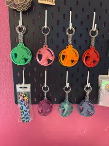 NFC Roller Skate keychain 3D printed.