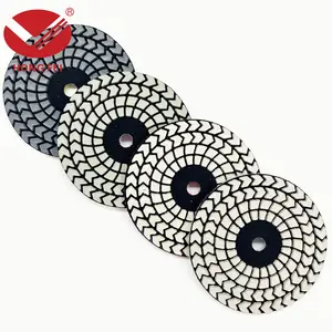 4 pcs set: 4-inch diamond dry polishing pad set, marble grinding discs, stone grinding sheets, polishing sheets, angle grinder sheets; professional countertop sanding kit; dry polishing pads; tools for stone polishing; mechanical tools