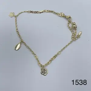 Rodriguezjewelry # 1538 Anklet ( 9 inches plus 2 extension )