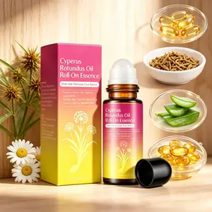 Cyperus Rotundus Oil Roll-On Essence Post Hair Removal Serum, Soothes Redness Irritation & Ingrown Hairs, Slow Down Hair Regrowth After Waxing Shaving, Gentle After Care Oil for Sensitive Skin