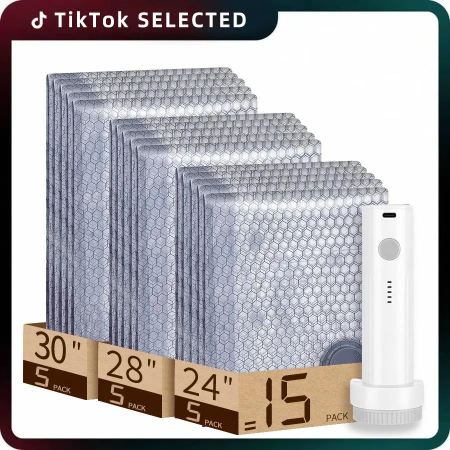 15 Bags+Rechargeable Pump