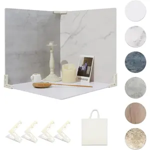 5 count Boards Photo Backdrop for Flat Lay,  Photography Background 16x16 Inch,