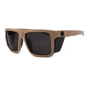 HEAT WAVE Men'S and Women'S Retro Fashion Square Glasses | Polarized UV Glasses, Protective, Z87, TAC Lenses, PC Frame, Anti Light, Includes Case