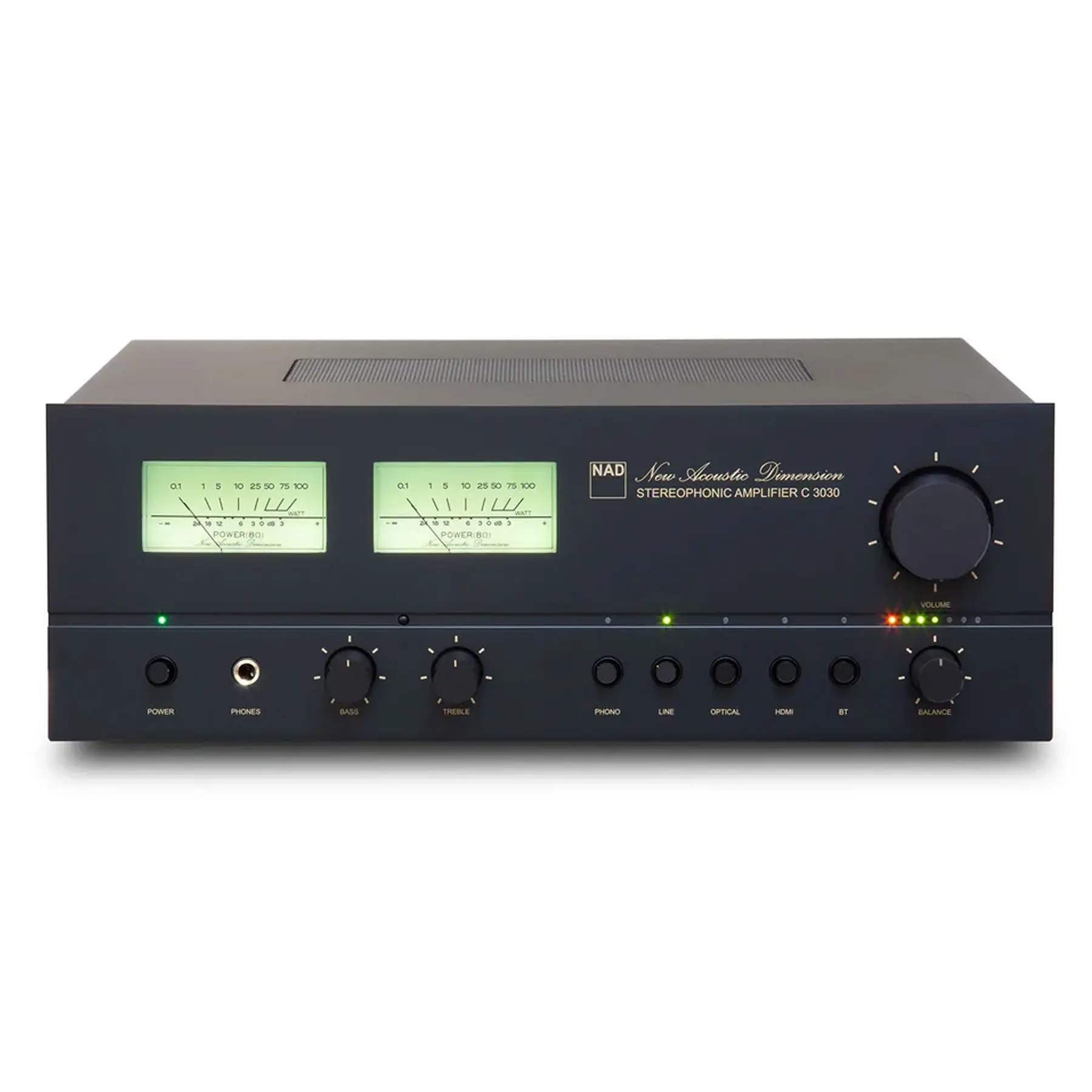 NAD C 3030 Stereophonic Integrated Amplifier - Digital Audio Device for Speakers, Subwoofers, Vintage Audio Setups