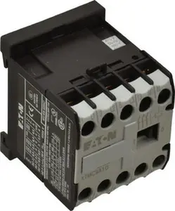 Eaton Cutler-Hammer 3 Pole, 415 Coil VAC at 50 Hz and 480 Coil VAC at 60 Hz, Nonreversible Open Enclosure IEC Contactor 1 Phase hp: 0.5 at 115V, 1 at 200V, 1.5 at 230V, 3 Phase hp: 2 at 200V, 3 at 230V, 5 at 460V XTMC9A10C