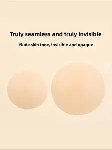 Invisible Nipple Covers (color Options), Seamless Silicone, Natural Invisible Design, Women's Essential Bra Accessory